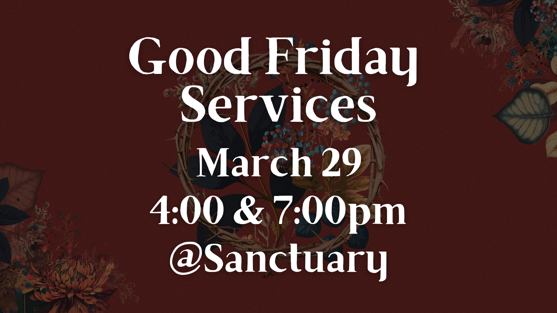 Good Friday Services