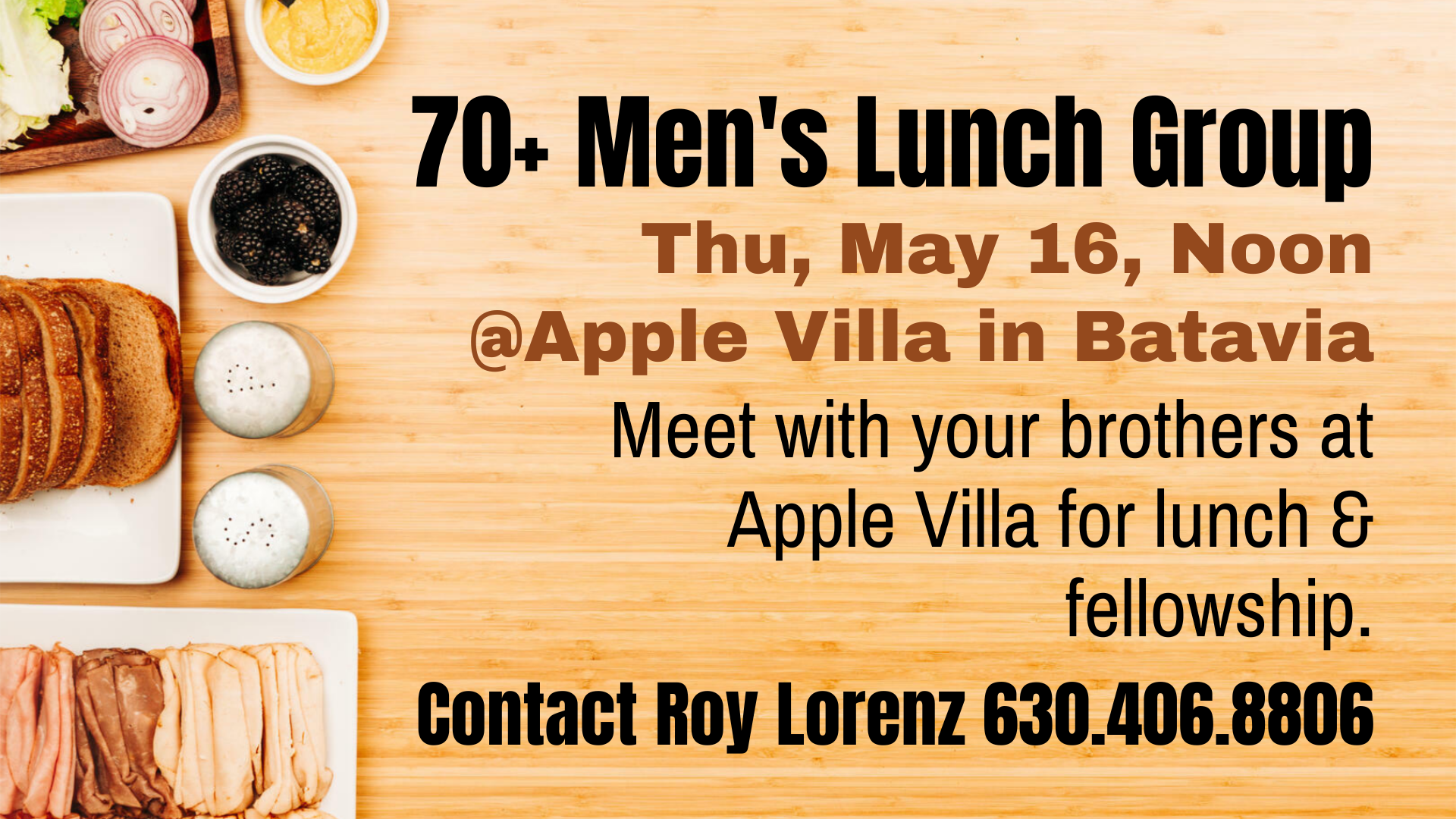 70+ Men's Lunch Group