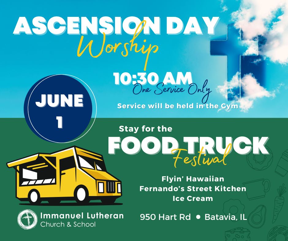 Ascension Day Worship and Food Trucks